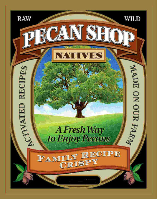 Texas Native Pecan Soaked Raw Wild Certified Pesticide Free Sea Salt