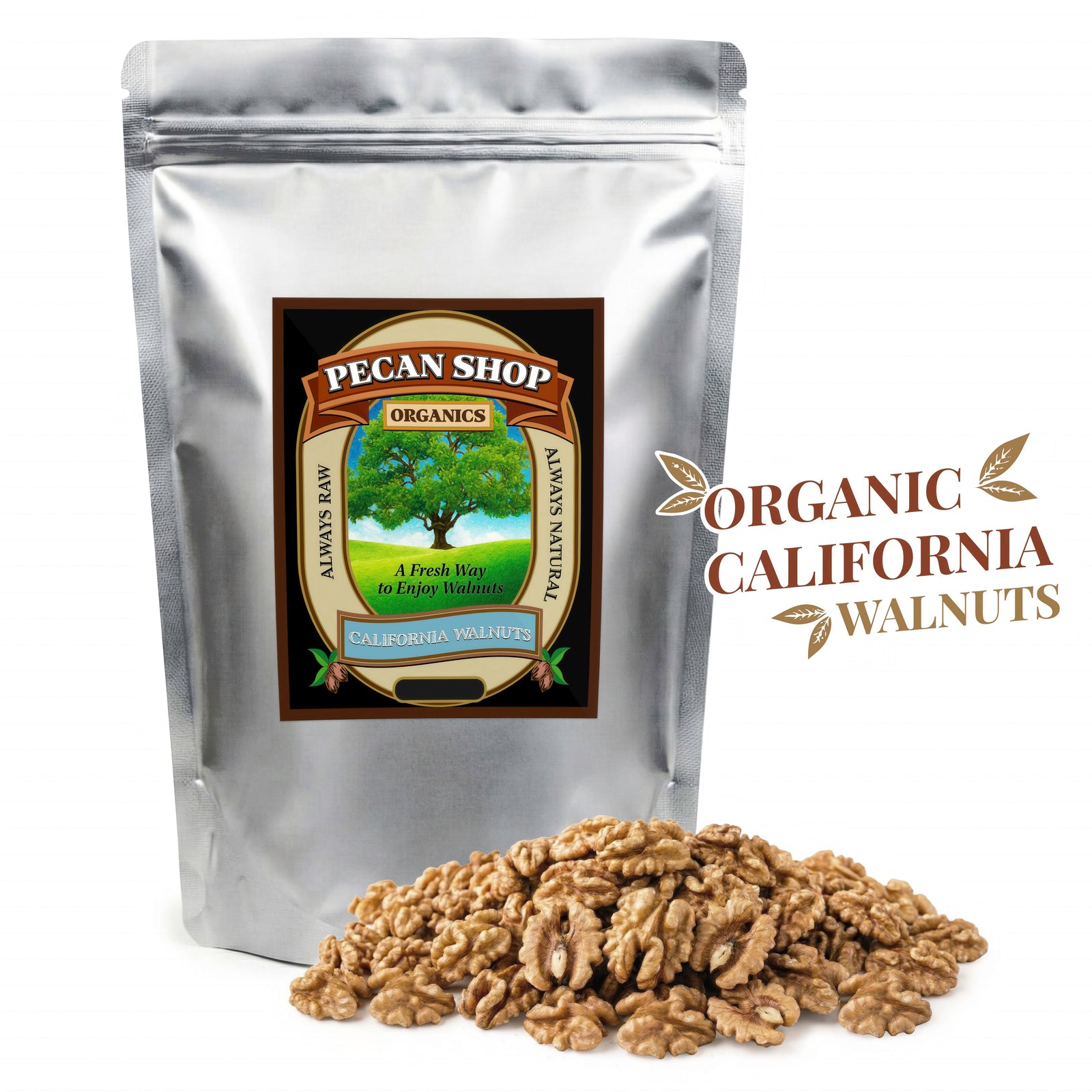 Sea Salt Sprouted California Walnuts (Organic)