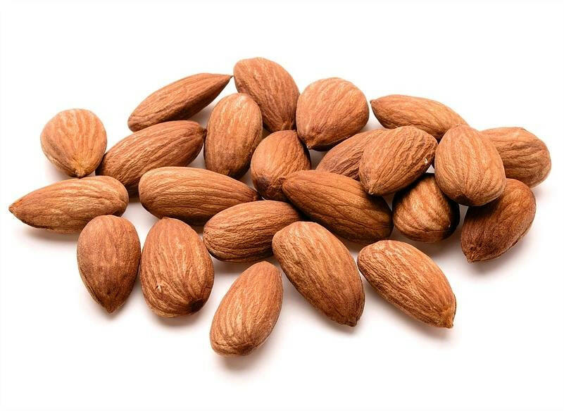 Raw Organic California Almonds.